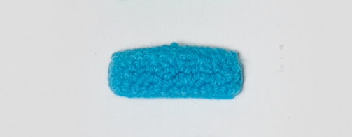Punch Needle Mini Barrette | Handmade Hair Accessories | Dancing Arms