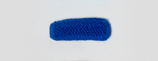 Punch Needle Mini Barrette | Handmade Hair Accessories | Dancing Arms