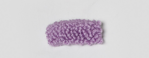 Punch Needle Mini Barrette | Handmade Hair Accessories | Dancing Arms