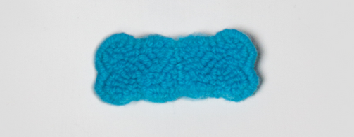 Punch Needle Cloud Barrette | Handmade Hair Accessories | Dancing Arms
