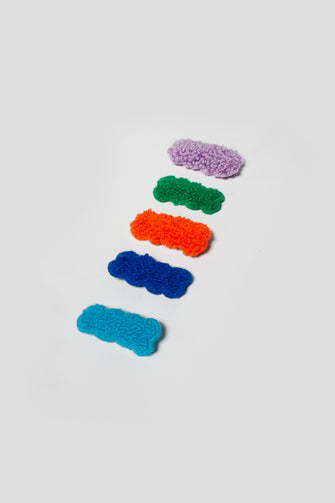 Punch Needle Cloud Barrette | Handmade Hair Accessories | Dancing Arms