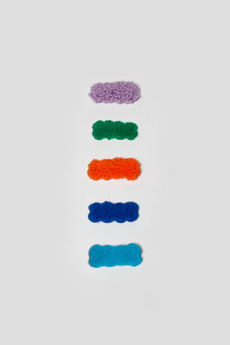 Punch Needle Cloud Barrette | Handmade Hair Accessories | Dancing Arms