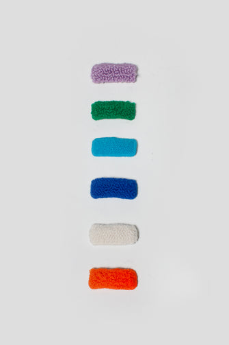 Punch Needle Midi Barrette | Handmade Hair Accessories | Dancing Arms